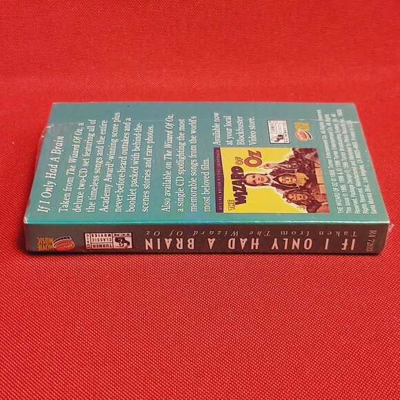 VTG The Wizard of Oz If I Only Had A Brain Audio Cassette New Sealed 1998 - Picture 7 of 7